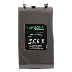PATONA Premium Akumulator do odkurzaczy Dyson V7 Motorhead Trigger Tier Auto+Boot Absolute SV11 968670-02 968670-03 4000mAh