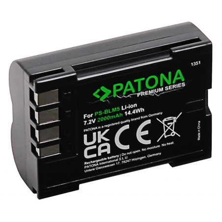 Bateria PATONA Premium f. Olympus BLM1 BLM5 E1 E3 E5 E300 E330 E500 E510 E520 C-8080 C-7070 C-5060