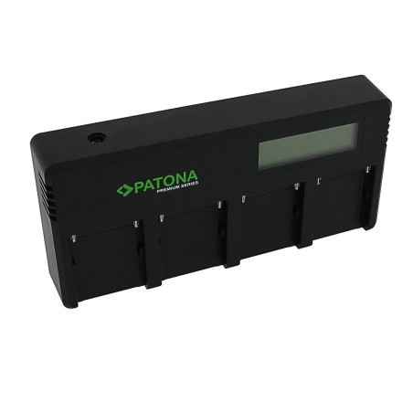 PATONA Premium 4-kanałowa Szybka Ładowarka do akumulatorów Sony z serii NP-F