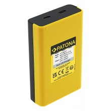 Ładowarka USB PATONA z podwójnym wyświetlaczem LCD f. Olympus OM-1 BLX-1