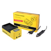 Ładowarka USB PATONA z podwójnym wyświetlaczem LCD do Olympus OM-1 BLX-1
