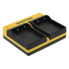 Podwójna ładowarka PATONA f. Olympus OM-1 BLX-1