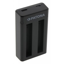 PATONA Ładowarka Dual USB do akumulatorów Insta360 One X2 z kablem Micro-USB