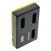 Potrójna ładowarka USB PATONA f. Sony NP-BX1 BX BX1 NP-BX1 Cybershot DSC HX300 DSC HX50V DSC RX1 w komplecie. Kabel USB typu C