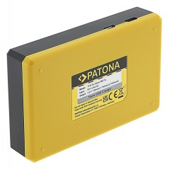 Potrójna ładowarka USB PATONA f. Canon NB-13L PowerShot G5 X G5X G7 X G7 X Mark II G7X G9 X G9X w komplecie. Kabel USB typu C