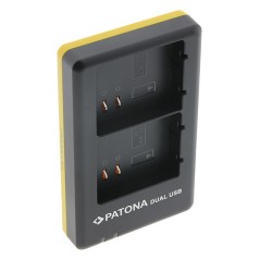 Podwójna ładowarka USB PATONA f. Arlo A-7A A-14 Pro 3 Pro 4 FB-1001 2GB VML2030 Ultra 2 w komplecie. Kabel USB-C