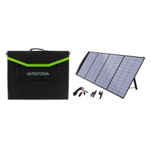 PATONA Platinum 200W — Składany panel solarny 4-elementowy z wyjściem DC