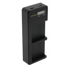 Ładowarka USB PATONA z podwójnym wyświetlaczem LCD f. JVC BN-VC296G BN-VC298G GY-HC500 HY-HC550 icl. Kabel USB-C