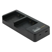 Ładowarka USB PATONA z podwójnym wyświetlaczem LCD f. JVC BN-VC296G BN-VC298G GY-HC500 HY-HC550 icl. Kabel USB-C Ładowarka USB PATONA z podwójnym wyświetlaczem LCD f. JVC BN-VC296G BN-VC298G GY-HC500 HY-HC550 icl. Kabel USB-C