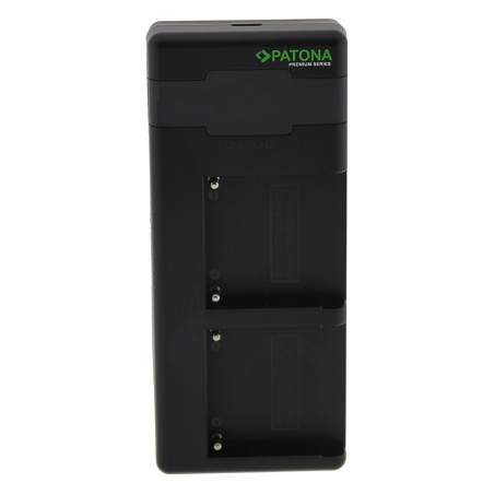 Ładowarka PATONA Premium Twin Performance PD do Sony NP-F F550 F750 F970 FM50 FM500H (z kablem USB-C)