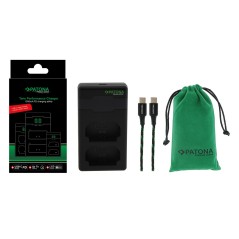 Ładowarka PATONA Premium Twin Performance PD do Fuji NP-W235 Fujifilm X-T4 XT4 w komplecie kabel USB-C