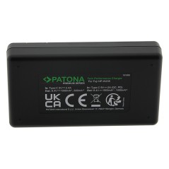 Ładowarka PATONA Premium Twin Performance PD do Fuji NP-W235 Fujifilm X-T4 XT4 w komplecie. Kabel USB-C