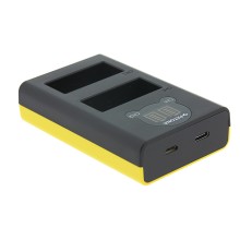 Ładowarka USB PATONA z podwójnym wyświetlaczem LCD f. Fuji NP-W126 HS30 EXR HS30EXR HS-30EXR HS33 EXR HS33EXR HS-33EXR XPro 1 X- Ładowarka USB PATONA z podwójnym wyświetlaczem LCD f. Fuji NP-W126 HS30 EXR HS30EXR HS-30EXR HS33 EXR HS33EXR HS-33EXR XPro 1 X-