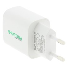 PATONA Premium Ładowarka PD20W 5V/3A 9V/2,22A 12V/1,67A USB-C PD3.0 QC3.0 biała PATONA Premium Ładowarka PD20W 5V/3A 9V/2,22A 12V/1,67A USB-C PD3.0 QC3.0 biała