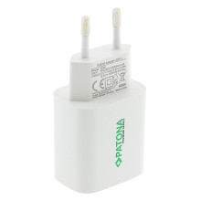 PATONA Premium Ładowarka PD20W 5V/3A 9V/2,22A 12V/1,67A USB-C PD3.0 QC3.0 biała PATONA Premium Ładowarka PD20W 5V/3A 9V/2,22A 12V/1,67A USB-C PD3.0 QC3.0 biała