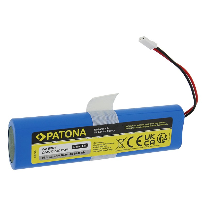 PATONA Bateria f. Ecovacs Deebot DF45/43 Ilife V50 V5s Pro V8s X750 ZACO V3 V40 V5s Pro V5x PATONA Bateria f. Ecovacs Deebot DF45/43 Ilife V50 V5s Pro V8s X750 ZACO V3 V40 V5s Pro V5x