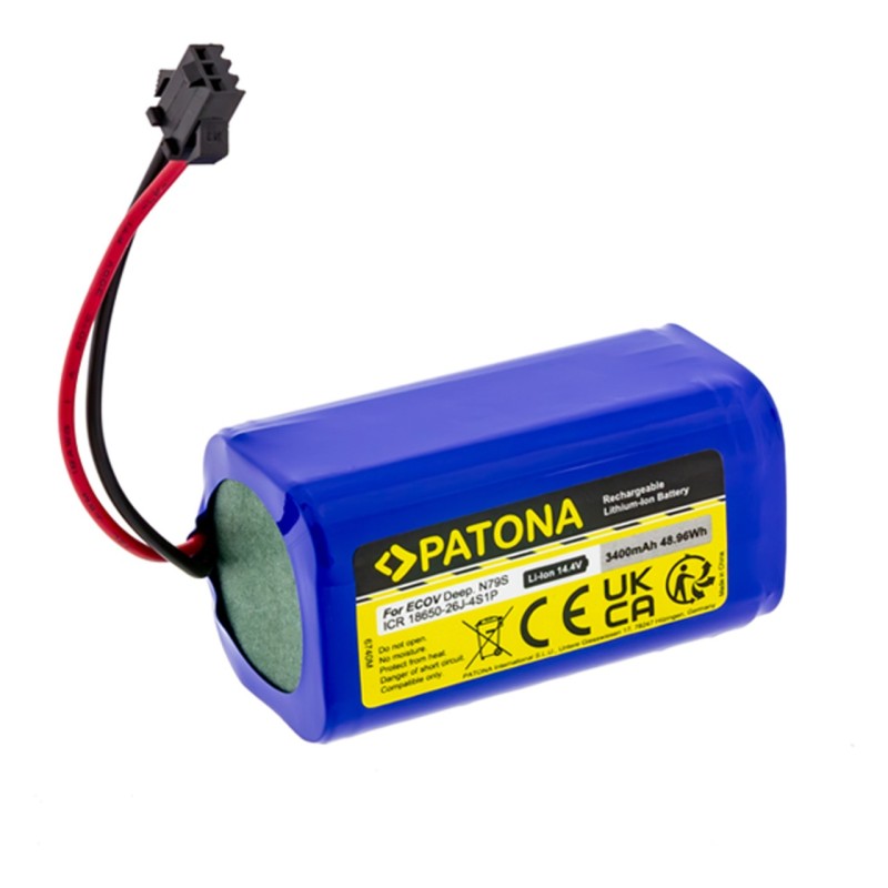 PATONA Bateria f. Ecovacs Deebot N79S 600 601 605 710 715 DH35 DN620 DN621 DN622 DH43