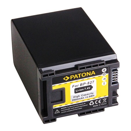 Bateria f. CANON BP-827 FS10 FS100 FS11 FS200 FS21 FS21 FS22 iVIS FS10