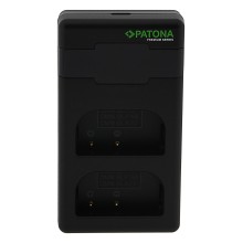 Ładowarka PATONA Premium Twin Performance PD do Panasonic DMW-BLF19 DMW-BLK22 Lumix DMC-GH3 GH3A GH4 w tym kabel USB-C