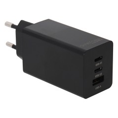 PATONA Premium Ładowarka GaN PD65W 2xUSB-C 1xUSB-A PD3.0 QC3.0 czarna