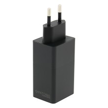 PATONA Premium Ładowarka GaN PD65W 2xUSB-C 1xUSB-A PD3.0 QC3.0 czarna