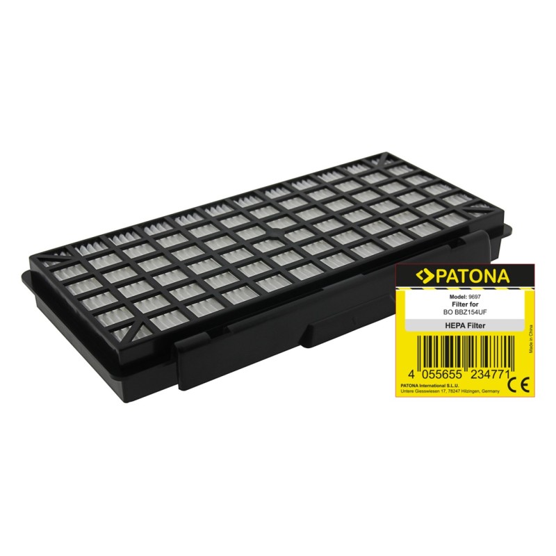 PATONA System aktywnych filtrów HEPA do odkurzaczy Bosch BBZ154UF 647753 577303 579496 PATONA System aktywnych filtrów HEPA do odkurzaczy Bosch BBZ154UF 647753 577303 579496