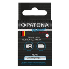 Bateria PATONA Platinum z wejściem USB-C do Olympus OM-1 OM1 BLX-1 BLX1