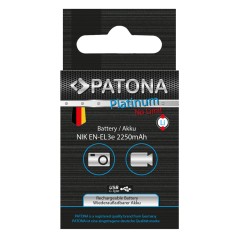 Bateria PATONA Platinum z wejściem USB-C f. Nikon D700 D300 D200 D100 D80 D70 D50 EN-EL3e