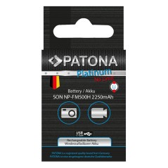 Bateria PATONA Platinum z wejściem USB-C f. Sony NP-FM500H Alpha 57 65 77 99 DSLRA100 DSLR-A100 DSLRA100H DSLR-A200