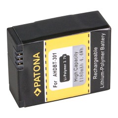 Bateria PATONA do GoPro HD Hero 3 AHDBT-201 AHDBT-301 AHDBT201 AHDBT301
