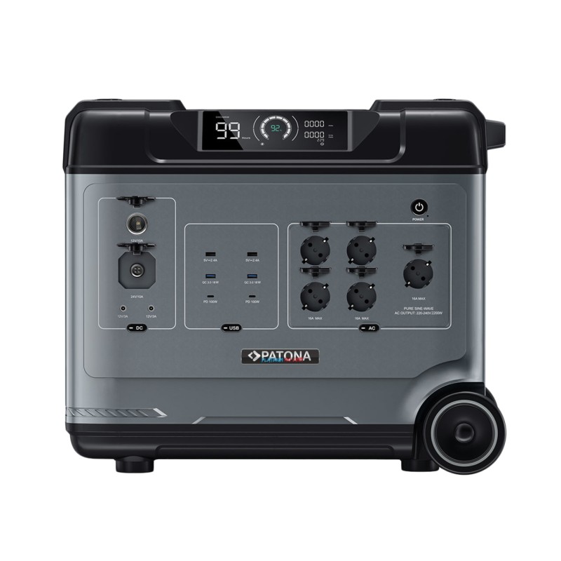 PATONA Platinum Stacja Zasilania Autarc 5000 Pro / 5120Wh PD100W USB-C USB-A QC AC DC / LiFePO4