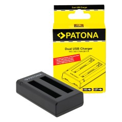 Podwójna ładowarka PATONA f. Insta360 X3 CINAQBT/A w tym. Kabel mikro-USB