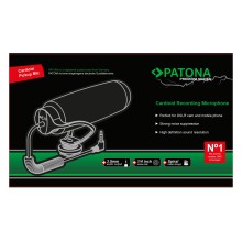 Mikrofon PATONA Premium przypinany do aparatu DSLR lub smartfona Mikrofon PATONA Premium przypinany do aparatu DSLR lub smartfona