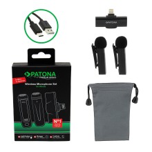 Przypinane mikrofony krawatowe PATONA Premium do Apple iPhone i iPad Przypinane mikrofony krawatowe PATONA Premium do Apple iPhone i iPad