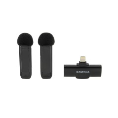 Przypinane mikrofony krawatowe PATONA Premium do Apple iPhone i iPad