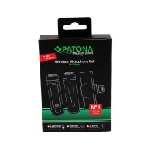 Przypinane mikrofony krawatowe PATONA Premium do Apple iPhone i iPad Przypinane mikrofony krawatowe PATONA Premium do Apple iPhone i iPad