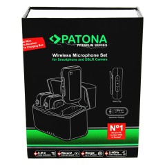 Bezprzewodowy system mikrofonowy PATONA Premium do smartfonów i lustrzanek cyfrowych