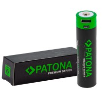Akumulator litowo-jonowy PATONA Premium 18650 z wejściem USB-C 3,7 V 3300 mAh