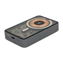 PATONA Premium Powerbank Clear 3.0 PD20W 10.000mAh MagSafe z ładowaniem bezprzewodowym