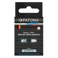 Bateria PATONA Platinum z wejściem USB-C f. Sony NP-FW50 NEX.3 NEX.3C NEX.5 NEX.5A