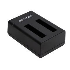 Podwójna ładowarka USB PATONA do Kodaka WPZ 2 LB-015 w komplecie. Kabel mikro-USB