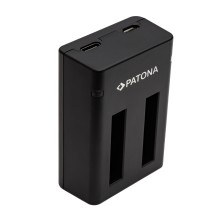 Podwójna ładowarka USB PATONA do Kodaka WPZ 2 LB-015 w komplecie. Kabel mikro-USB Podwójna ładowarka USB PATONA do Kodaka WPZ 2 LB-015 w komplecie. Kabel mikro-USB