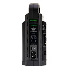 Podwójna ładowarka PATONA Premium ze złotym mocowaniem do Panasonic AN-190W BL-BP150 BP-150S z 4-pinowym kablem XLR