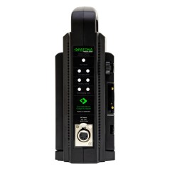 Podwójna ładowarka PATONA Premium ze złotym mocowaniem do Panasonic AN-190W BL-BP150 BP-150S z 4-pinowym kablem XLR