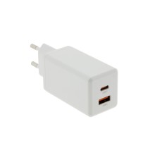 PATONA Premium Ładowarka GaN PD65W 1xUSB-C 1xUSB-A PD3.0 QC3.0 biała