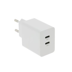 PATONA Premium Ładowarka GaN PD35W 2xUSB-C PD3.0 QC3.0 biała