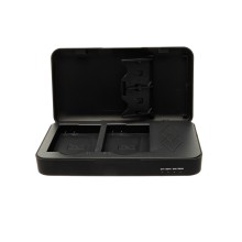 Podwójna ładowarka PATONA do aparatu Nikon EN-EL14 P7000 P7100 P7700 D3100 z funkcją powerbanku i miejscem na kartę pamięci