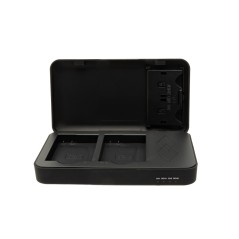 Podwójna ładowarka PATONA do aparatu Nikon EN-EL14 P7000 P7100 P7700 D3100 z funkcją power banku i miejscem na kartę pamięci