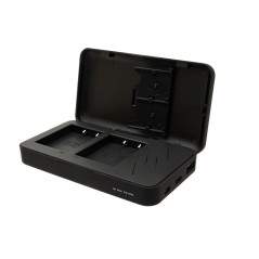 Podwójna ładowarka PATONA do aparatu Fuji NP-W126 FinePix z funkcją powerbanku i miejscem na kartę pamięci