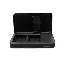 Podwójna ładowarka PATONA do Fuji NP-W235 XT4 X-T4 z funkcją power banku i miejscem na kartę pamięci